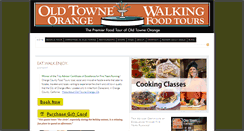 Desktop Screenshot of oldtownorangewalkingfoodtours.com
